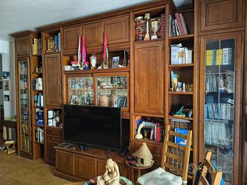 Libreria noce massello "Formichi"