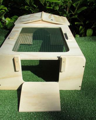 Terrario tartarughe con sportellino 81x40x20h