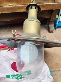 lampadario in ottone 