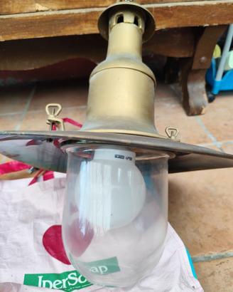 lampadario in ottone 