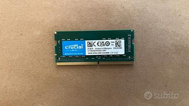 RAM DDR4 16GB 3200MHz SODIMM CL22 CRUCIAL