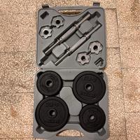 Set manubri domyos 20 kg + 10 kg