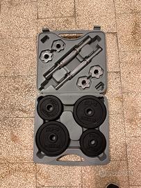 Set manubri domyos 20 kg + 10 kg