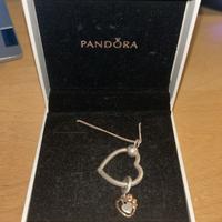 Collana regolabile originale Pandora + kit pulizie