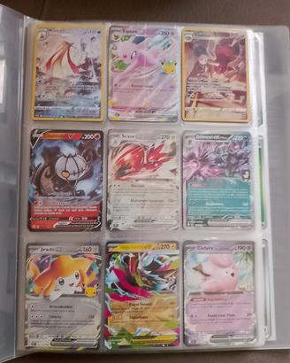 album carte Pokemon più varie