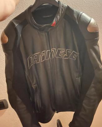 Giacca moto pelle Dainese Tg. 50 LAVATA E IGIENIZZ