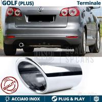 TERMINALE di Scarico per VW GOLF PLUS Cromato