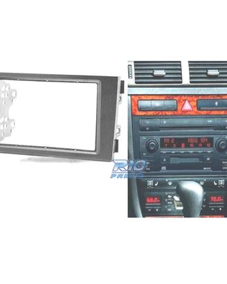 CORNICE NERA RADIO 2-DIN PER AUDI A6 E ALLROAD