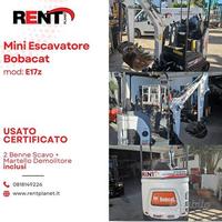 Miniescavatore bobcat e17z