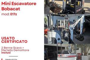 Miniescavatore bobcat e17z