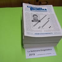 LA SETTIMANA ENIGMISTICA, anno 2019, parzialmente