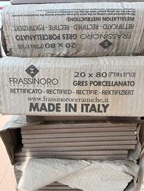 Piastrella pavimento Gres porcellanato 6 pac 20x80