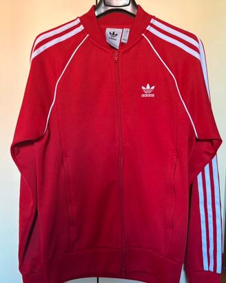 FELPA ADIDAS ROSSA UOMO