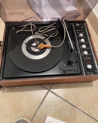 giradischi amplificato vintage CGE CF 1012