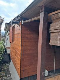 Bungalow con roulotte