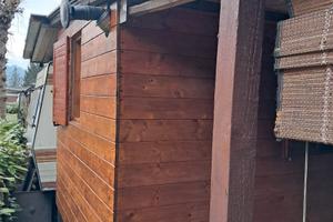 Bungalow con roulotte