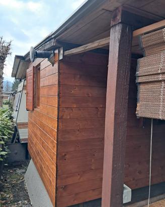 Bungalow con roulotte