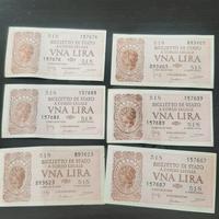 125 banconote una lira