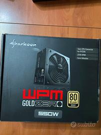 Alimentatore sharkoon 550W 80 plus gold