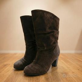 Stivali, Lionelle, camoscio, marrone, 39