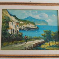 Quadri olio su tela con cornice