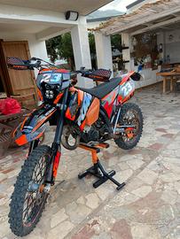 KTM exc 125 TARGATO (MOTORE SX 150)