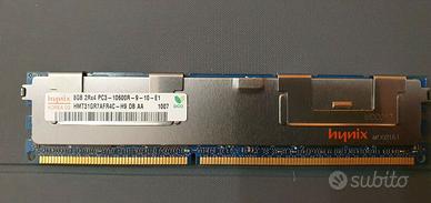 RAM Hynix 8gb PC3-L 10600R-9-10-E1 Modulo SNPP9RN2