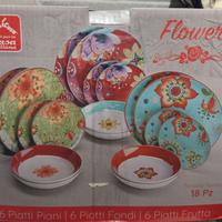 AMICASA 18 PEZZI SERVIZIO PER 6 PERSONE