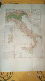 cartina regno d'Italia 