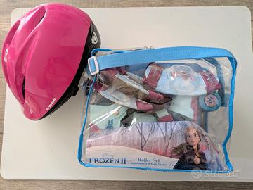 Set pattini regolabili + caschetto e protezioni