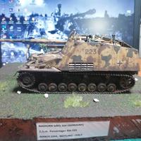 Diorama 1:35 caccia carri Nashorn