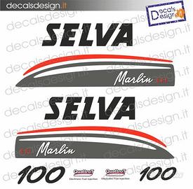 KIT ADESIVI MOTORE selva 100 CV /80 cv Marlin
