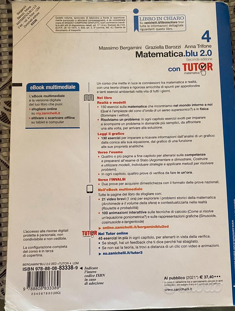 Matematica Blu 4 2.0 - Libri e Riviste In vendita a Avellino