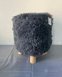 Pouf sgabello in tessuto