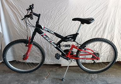 Mountain Bike ragazzo Biammortizzata FREJUS 24 pl