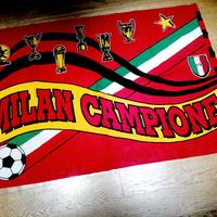 MILAN BANDIERA CALCIO CAMPIONE D'ITALIA 13° 70x100
