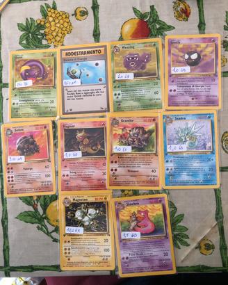 Pokemon fossil 1a edizione