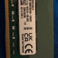 Kingston ram ddr4 - 16GB 2666Mhz