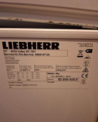 Congelatore a pozzetto liebeherr