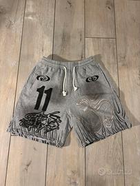 Pantaloncino Hellstar grigio e mero taglia M