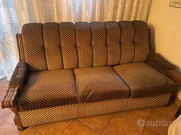 Divano letto stile rustico