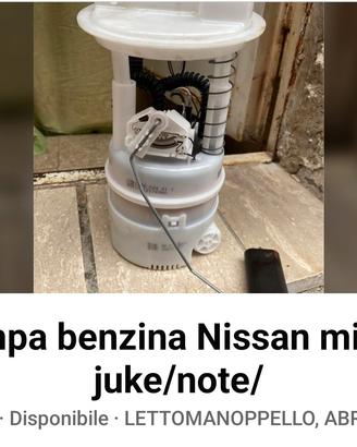 pompa benzina Nissan micra/juke/note