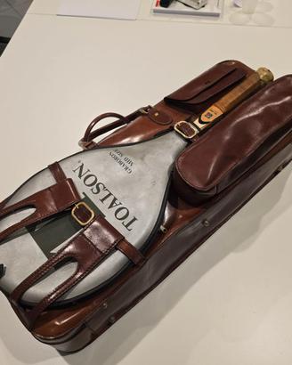 Borsa Borsone Tennis in vera pelle + con racchetta
