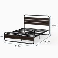 Struttura letto Zinus Soren completa di materasso