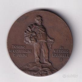 Medaglia per inaug. monumento al Padre 1899 Torino