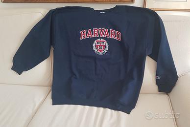 Felpa autentica Harvard blu dagli USA