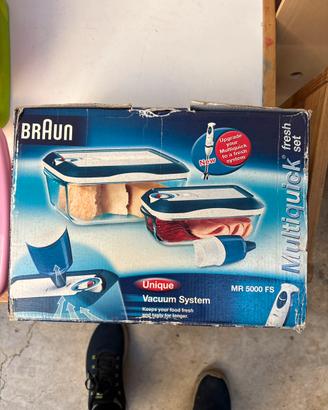 Braun Multiquick/minipimer sistema sottovuoto