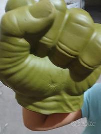 guanti e maschera Hulk