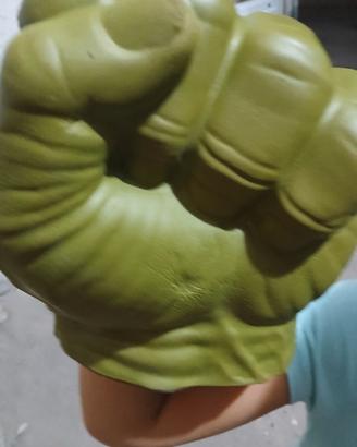 guanti e maschera Hulk