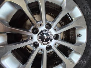 Cerchi in lega Mercedes 17" pneum.inv. Continental